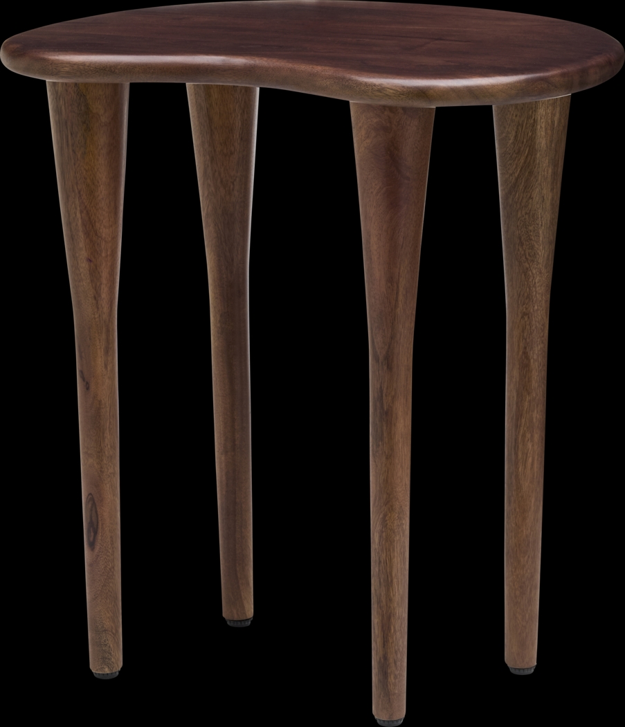 Yumei Brown End Table - Thumbnail - Image 1