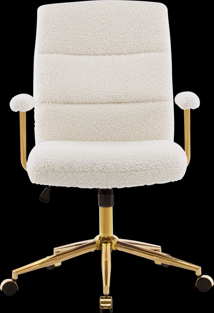 Yvoria White Office Chair - Thumbnail - Image 3