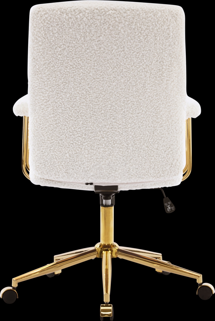 Yvoria White Office Chair - Thumbnail - Image 7