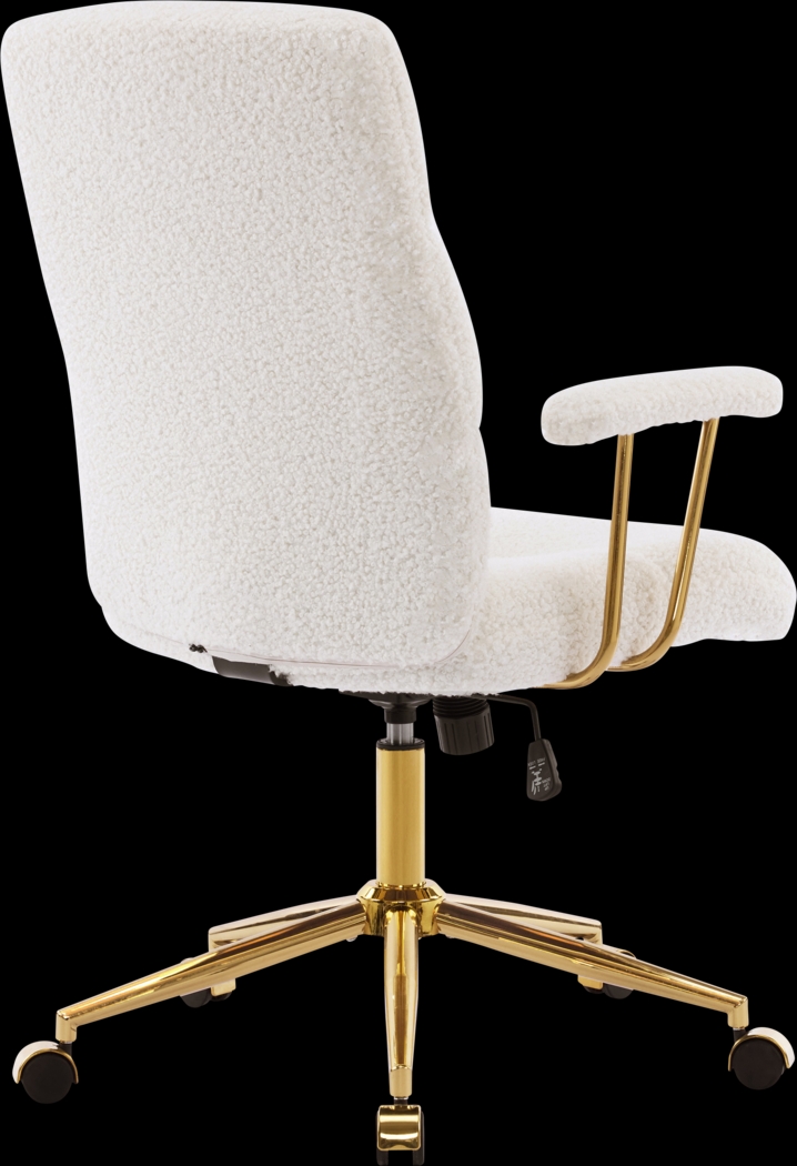 Yvoria White Office Chair - Thumbnail - Image 8