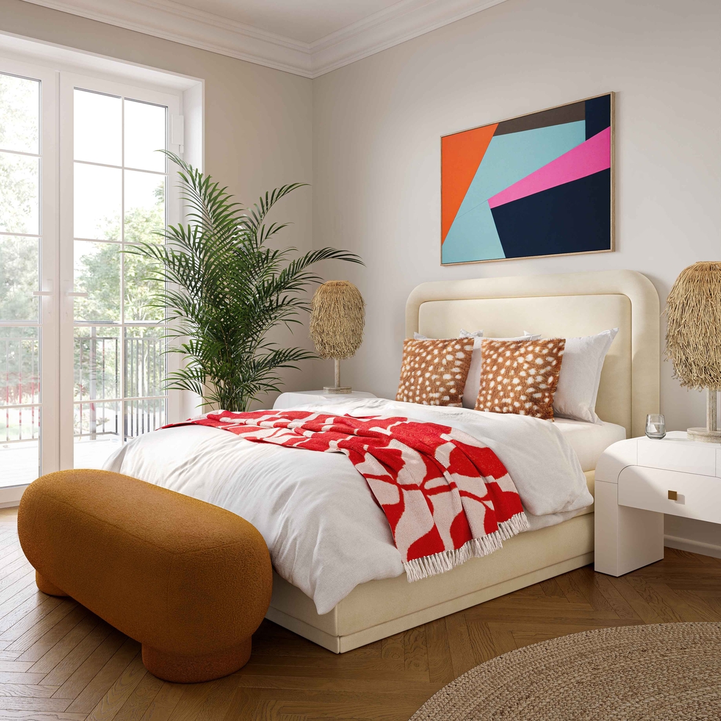 Zacate Brown Ottoman - Thumbnail - Image 2