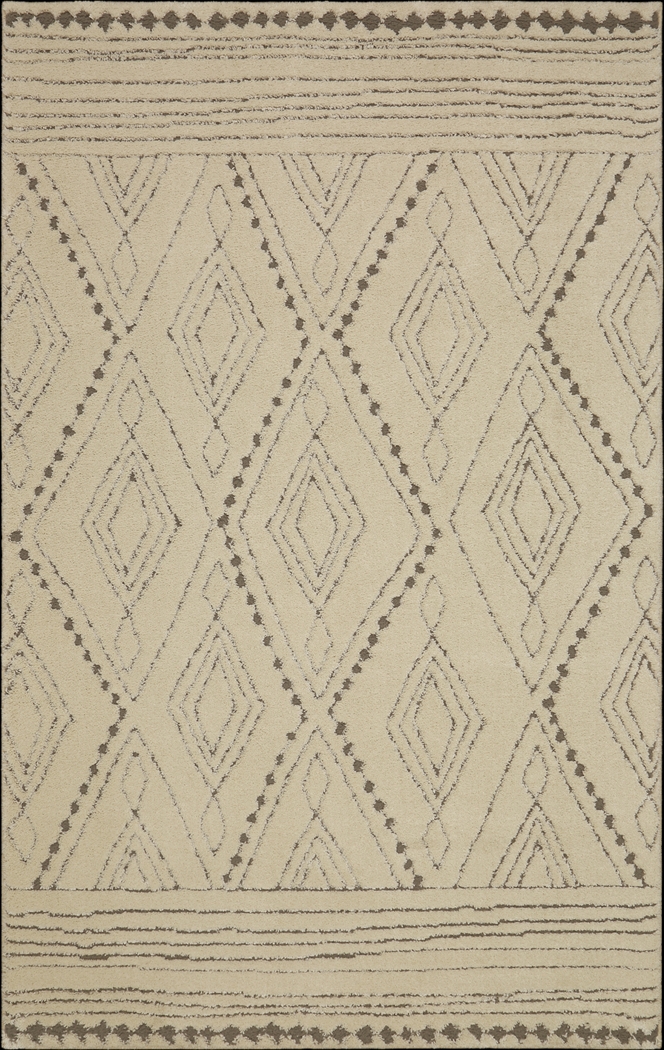 Zacheus Cream 5' x 8' Rug - Thumbnail - Image 1