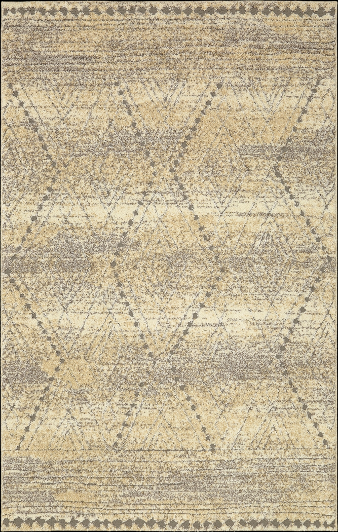 Zacheus Tan 5' x 8' Rug - Thumbnail - Image 1
