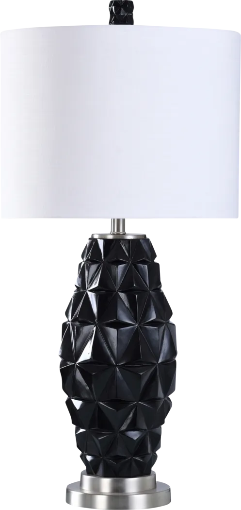 Zackar Place Black Lamp - Thumbnail - Image 1