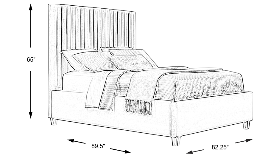 Dimension Image. Please refer to the Dimension Tab on this page for dimension details.