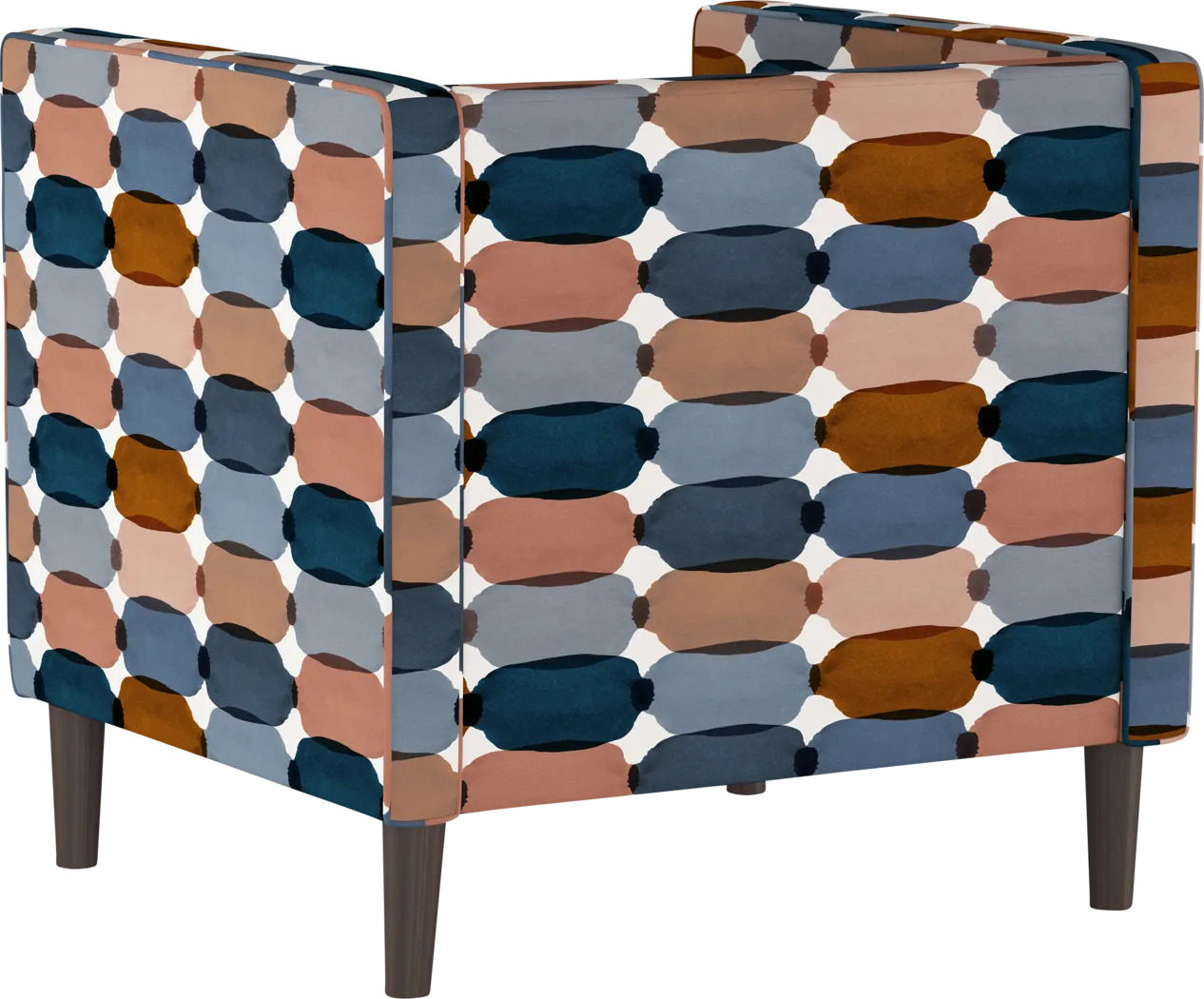 Zador Blue Accent Chair - Thumbnail - Image 4