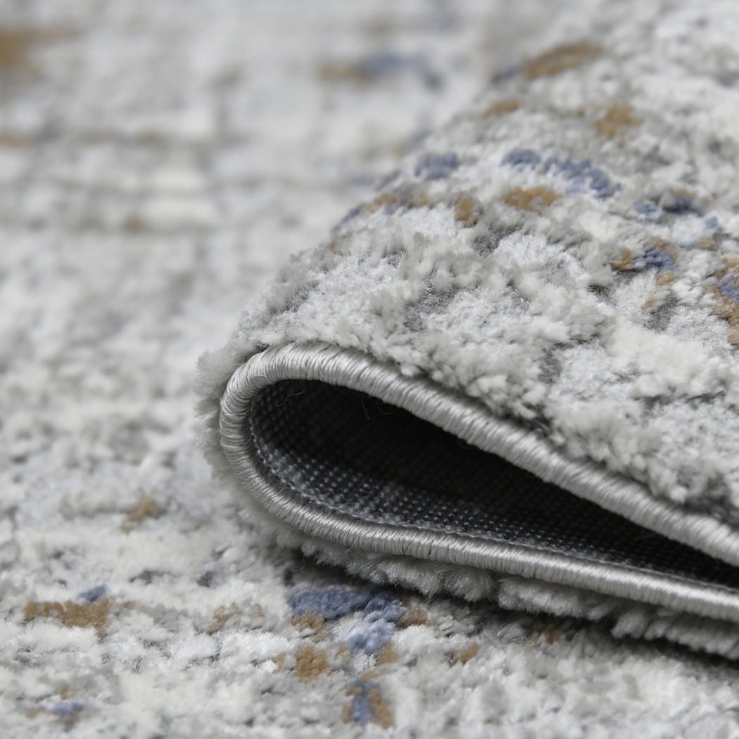 Zaheki Gray/Gold 5'3 x 7'9 Rug - Thumbnail - Image 5