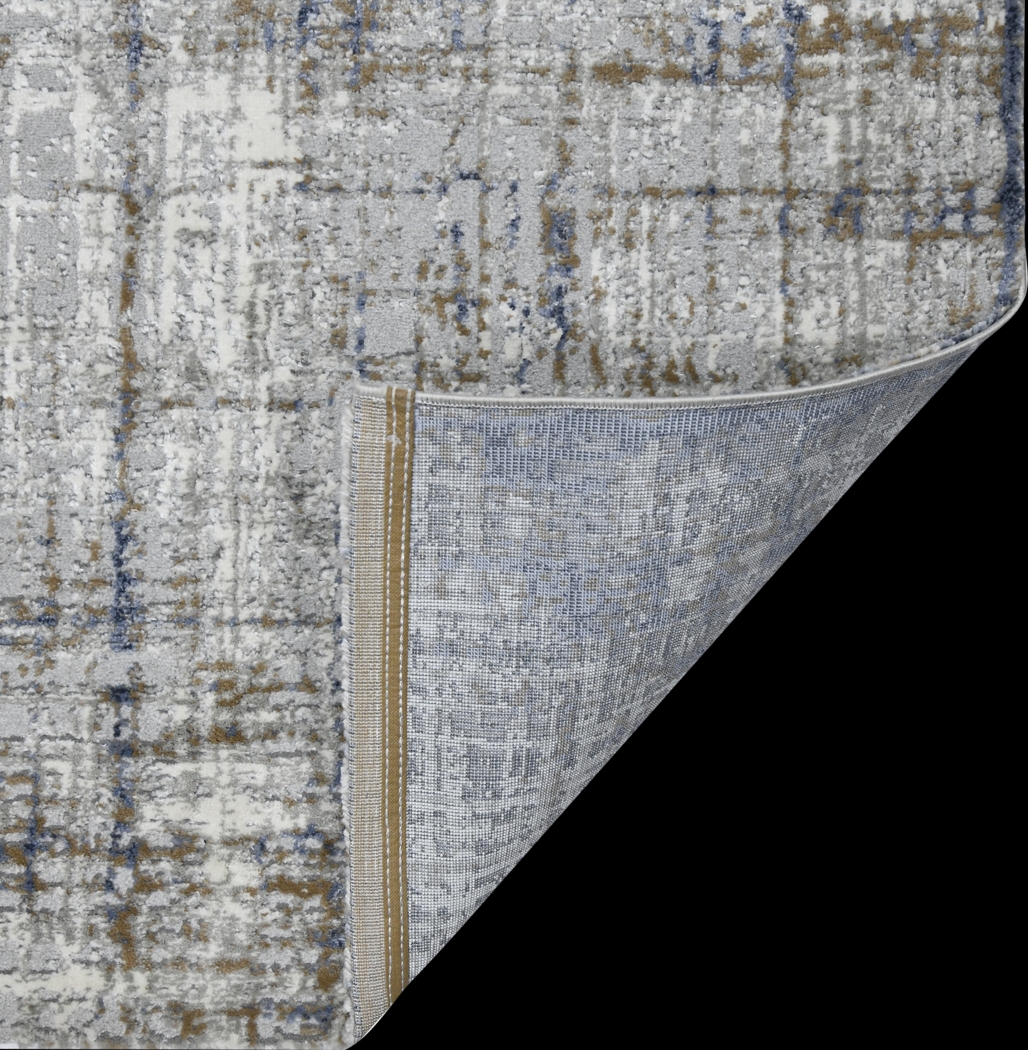 Zaheki Gray/Gold 5'3 x 7'9 Rug - Thumbnail - Image 8