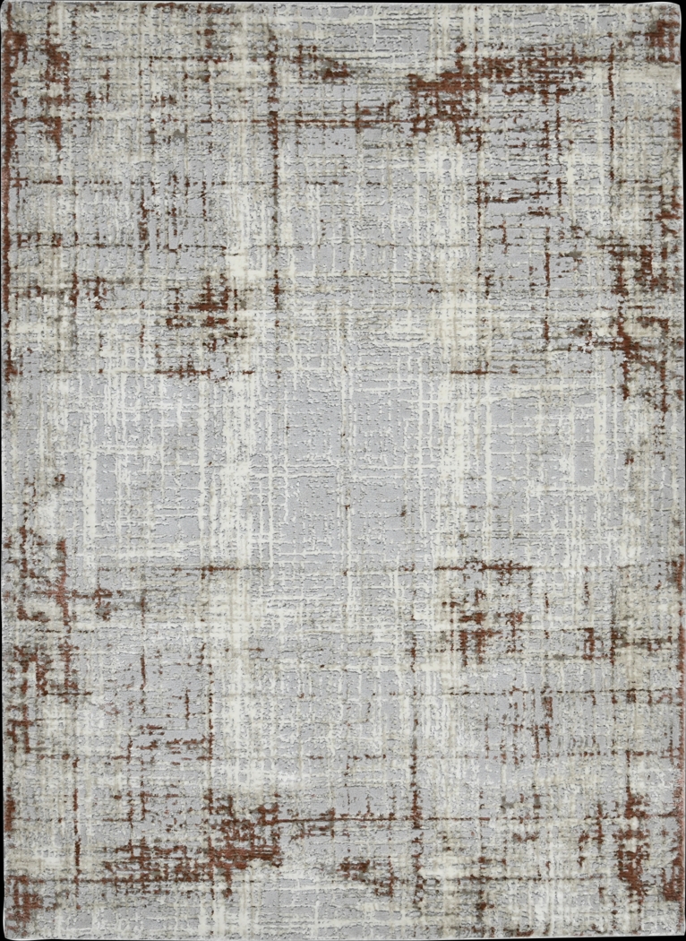 Zaheki Gray/Red 5'3 x 7'9 Rug - Thumbnail - Image 1