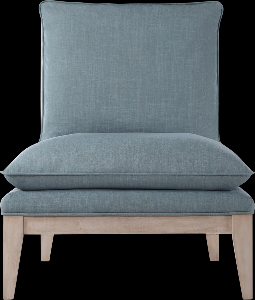 Zahno Blue Accent Chair - Thumbnail - Image 1