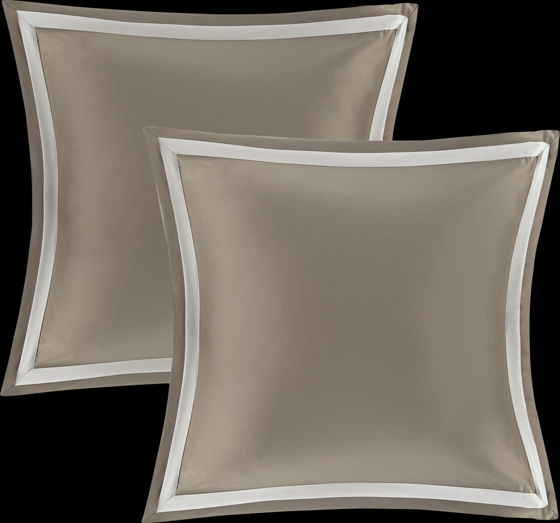 Zaida Tan 8 Pc Queen Comforter Set - Thumbnail - Image 7