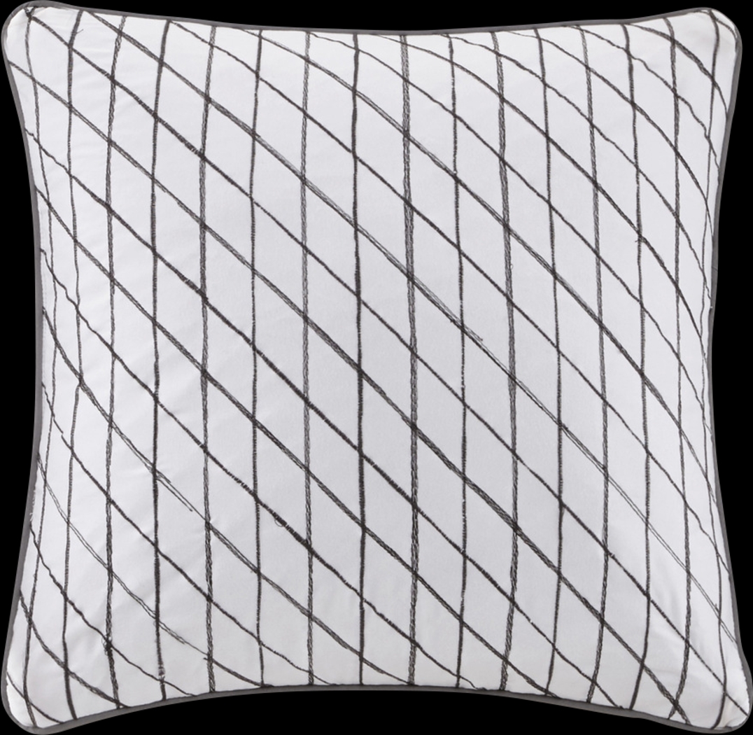 Zaide White 9 Pc California King Bedding Set - Thumbnail - Image 14