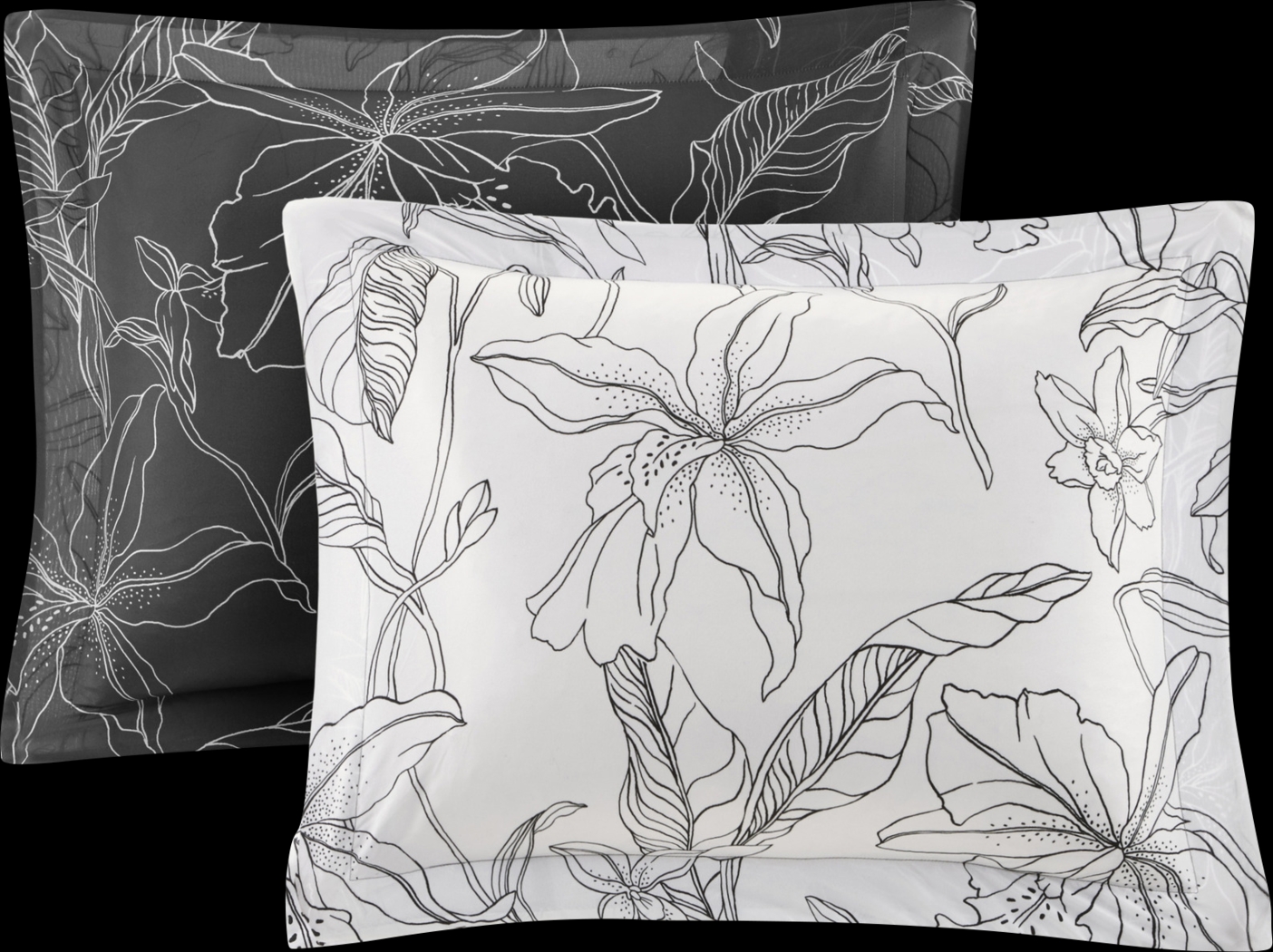 Zaide White 9 Pc Queen Bedding Set - Thumbnail - Image 7