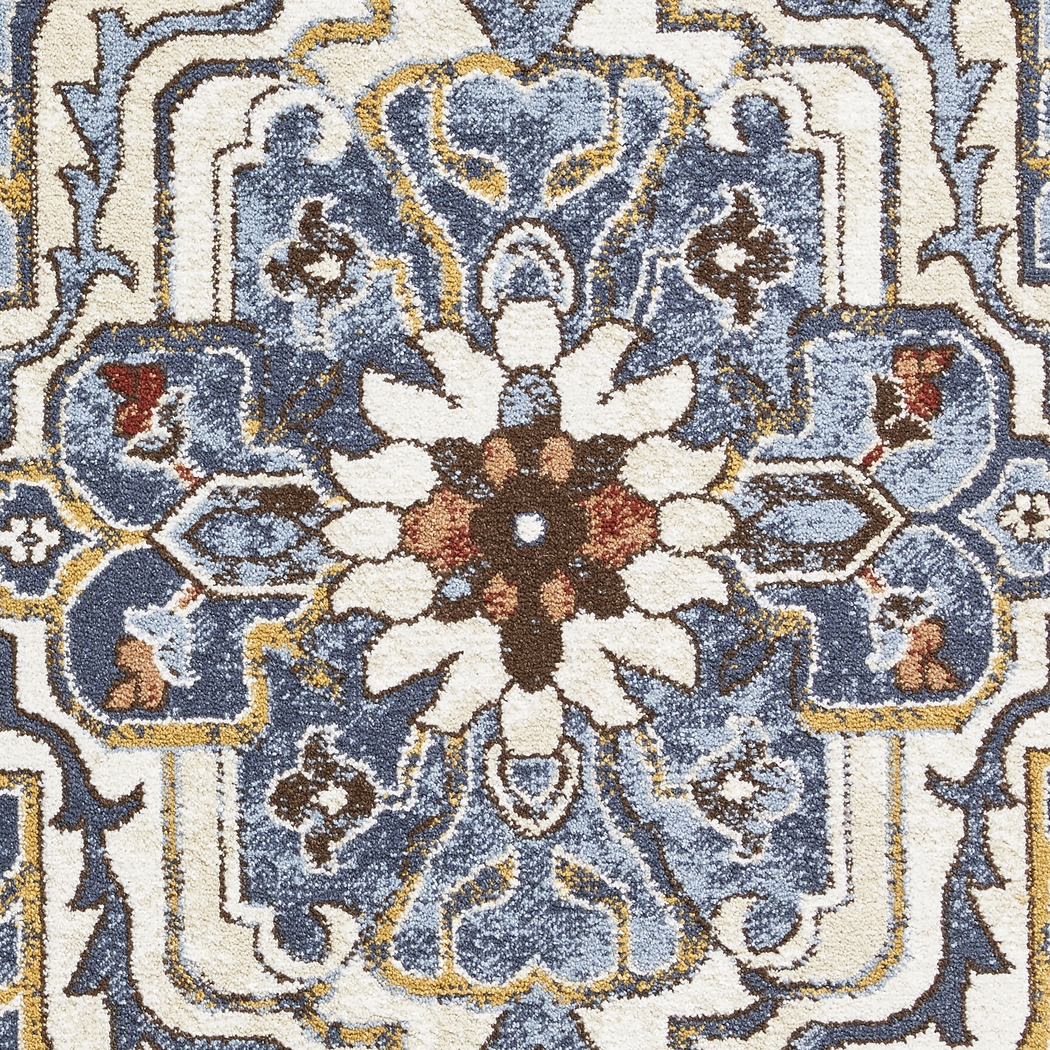 Zailorn Blue 2' x 6'7 Runner Rug - Thumbnail - Image 4