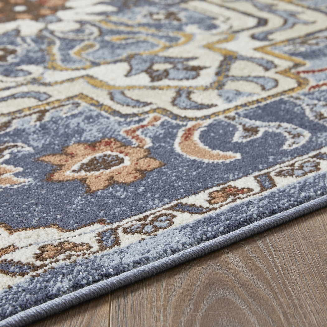 Zailorn Blue 7'10 x 9'10 Area Rug - Thumbnail - Image 2