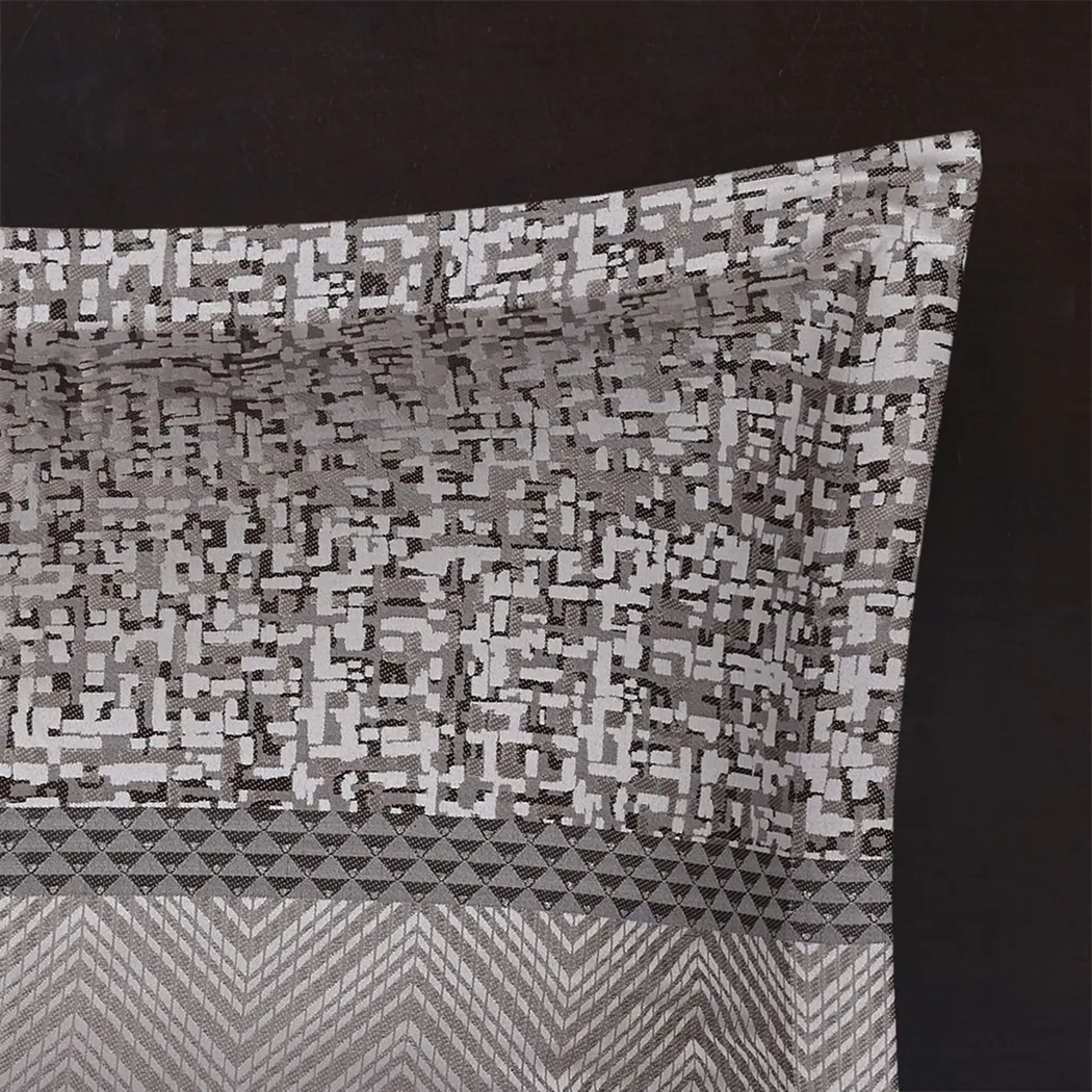 Zair Gray 7 Pc California King Comforter Set - Thumbnail - Image 5