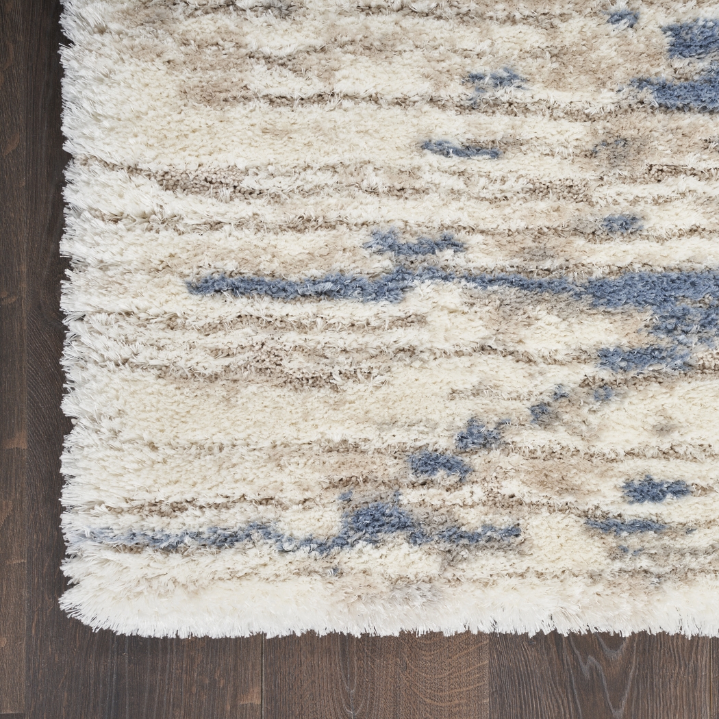 Zaistes Blue/Gray 5'3 x 7'3 Rug - Thumbnail - Image 3