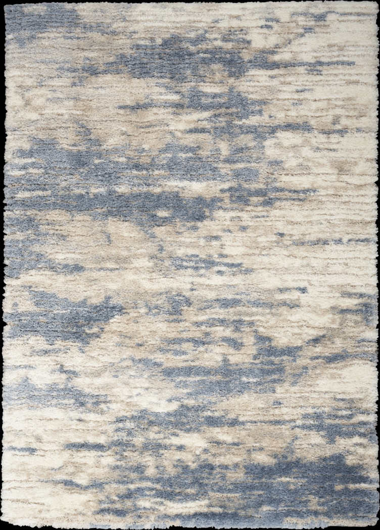 Zaistes Blue/Gray 5'3 x 7'3 Rug - Thumbnail - Image 1