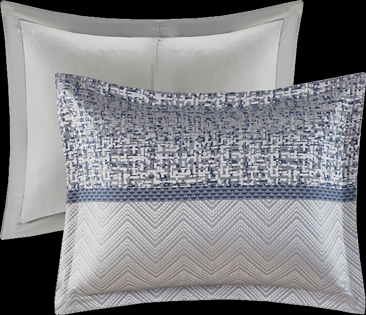 Zaiyah Blue 7 pc King Comforter Set - Thumbnail - Image 11