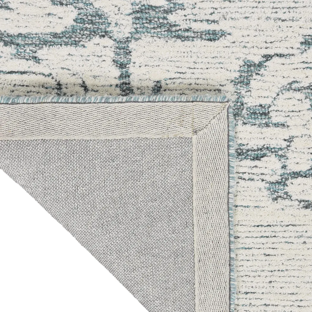 Zakir Blue 5'3 x 7'3 Rug - Thumbnail - Image 4
