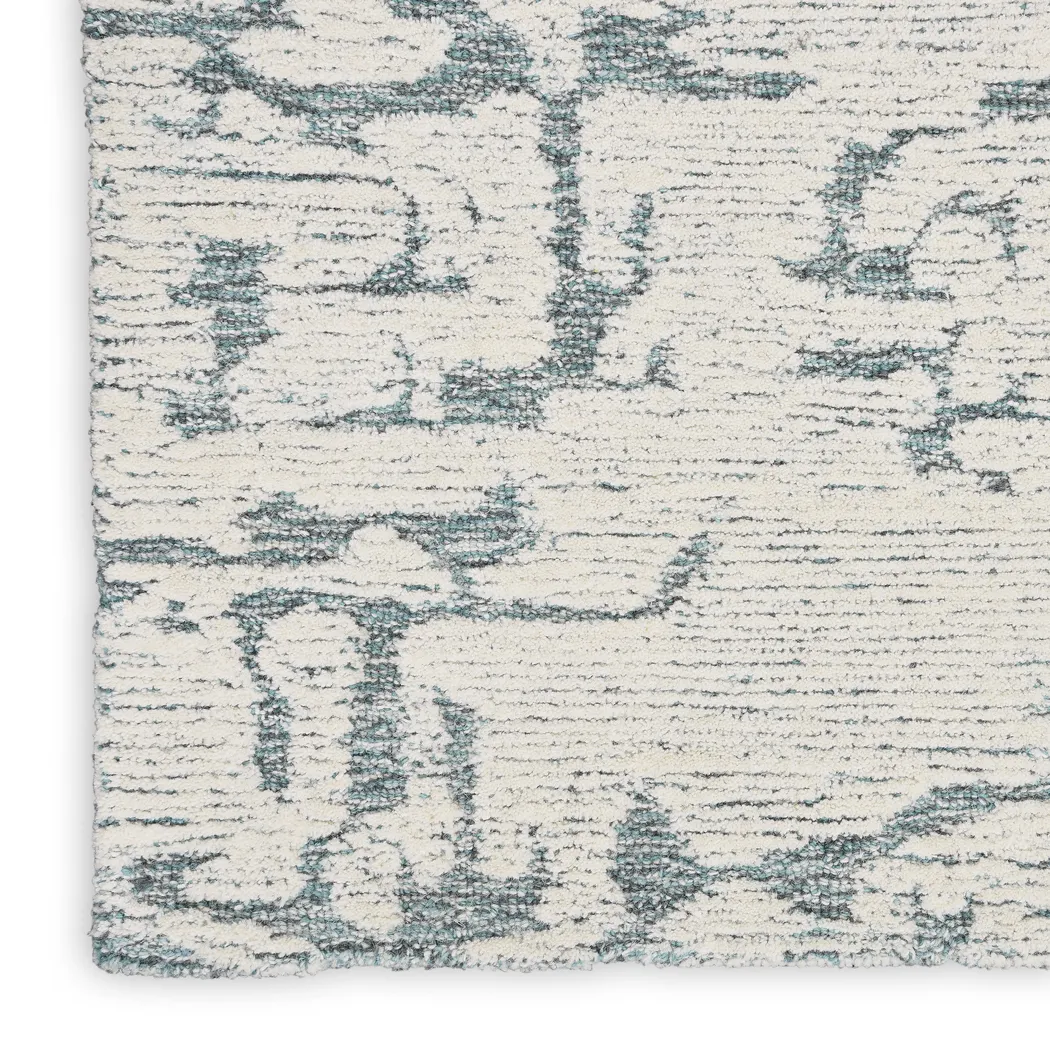 Zakir Blue 5'3 x 7'3 Rug - Thumbnail - Image 5