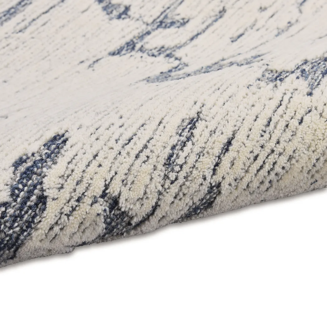 Zakir Blue 8'6 x 11'6 Rug - Thumbnail - Image 3