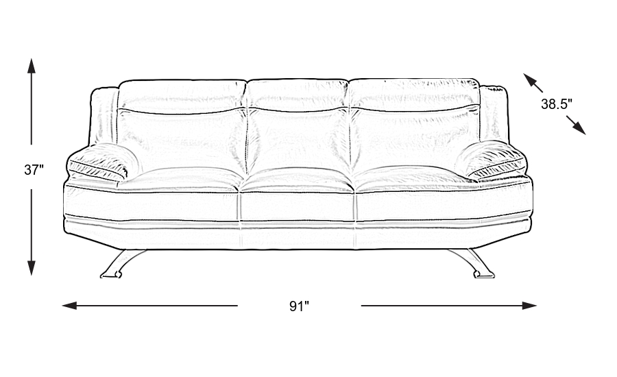 Dimension Image. Please refer to the Dimension Tab on this page for dimension details.