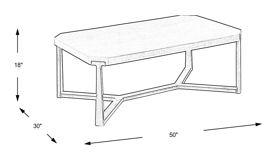 Dimension Image. Please refer to the Dimension Tab on this page for dimension details.