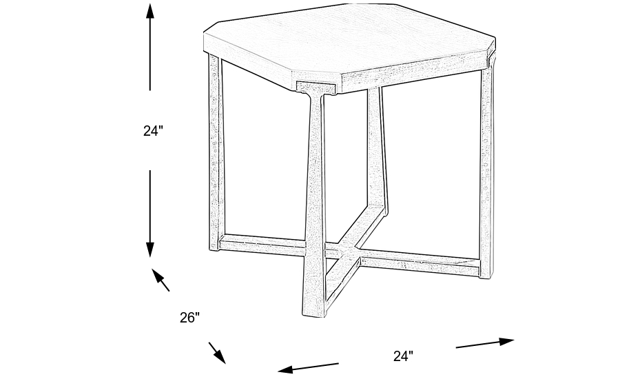 Dimension Image. Please refer to the Dimension Tab on this page for dimension details.