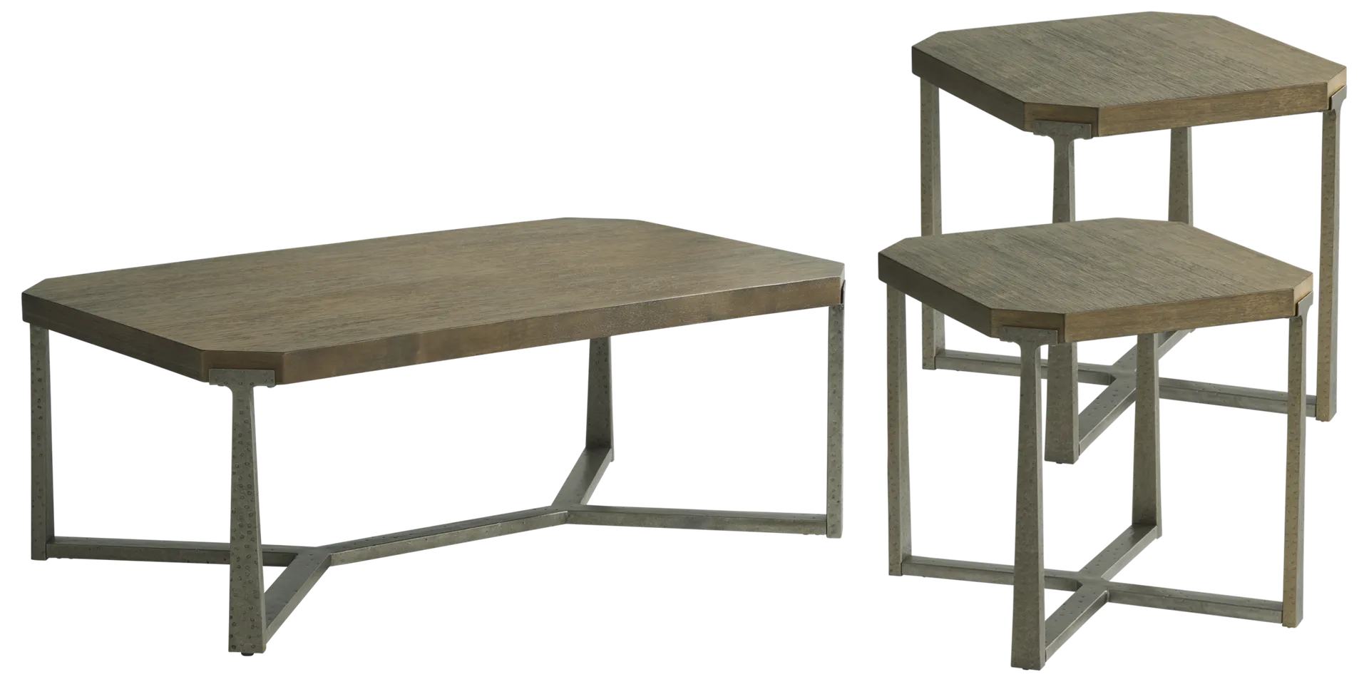 gray 3 pc table set