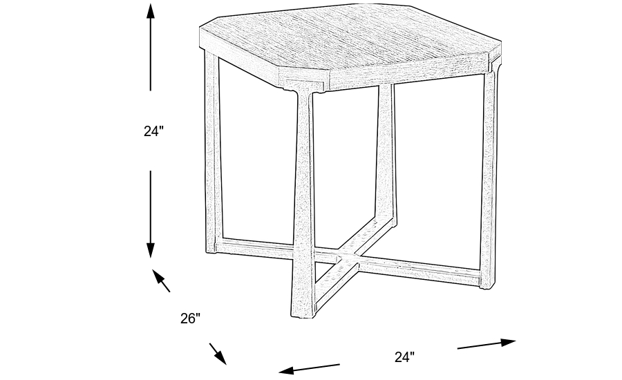 Dimension Image. Please refer to the Dimension Tab on this page for dimension details.
