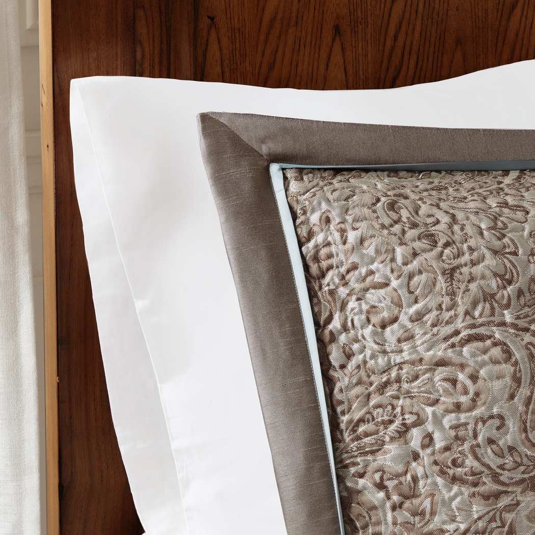 Zandria Blue 5 Pc King Bedspread Set - Thumbnail - Image 3