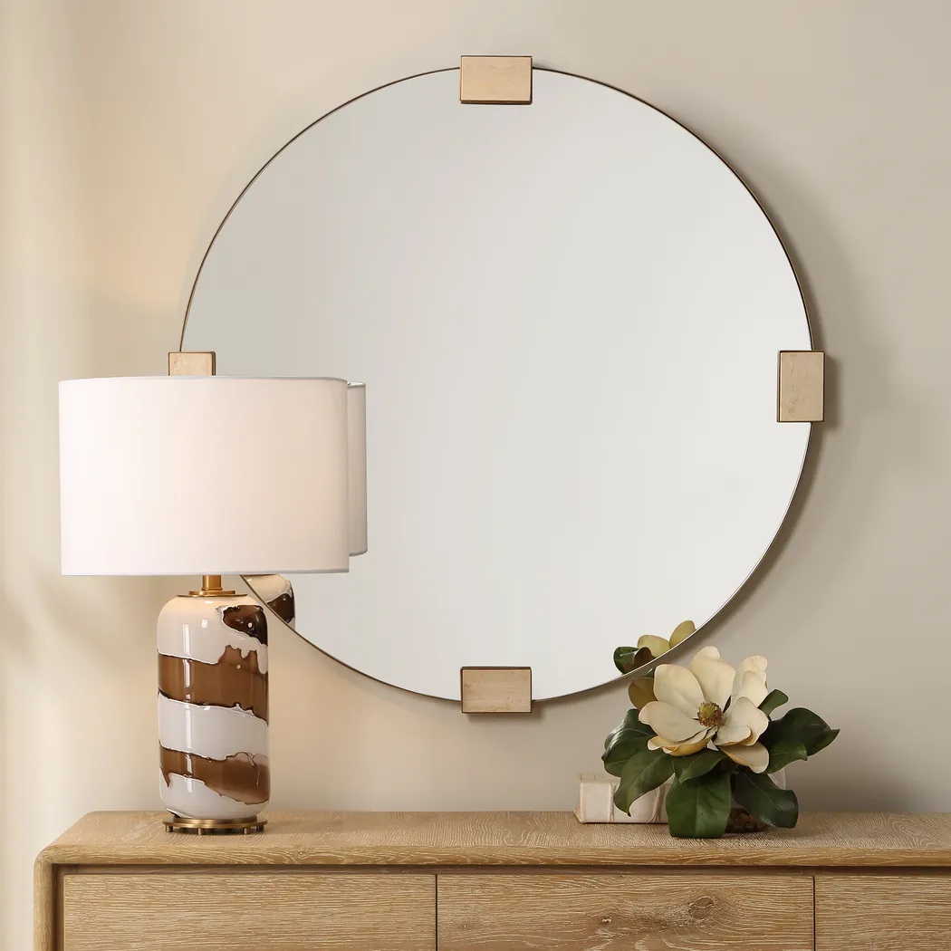 Zanra Gold Mirror - Image 2