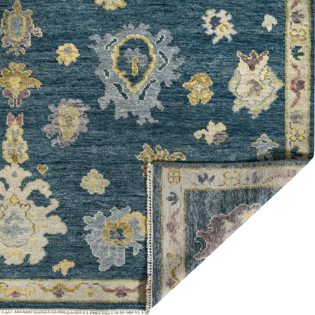 Zaola Blue 9' x 12' Rug - Thumbnail - Image 5