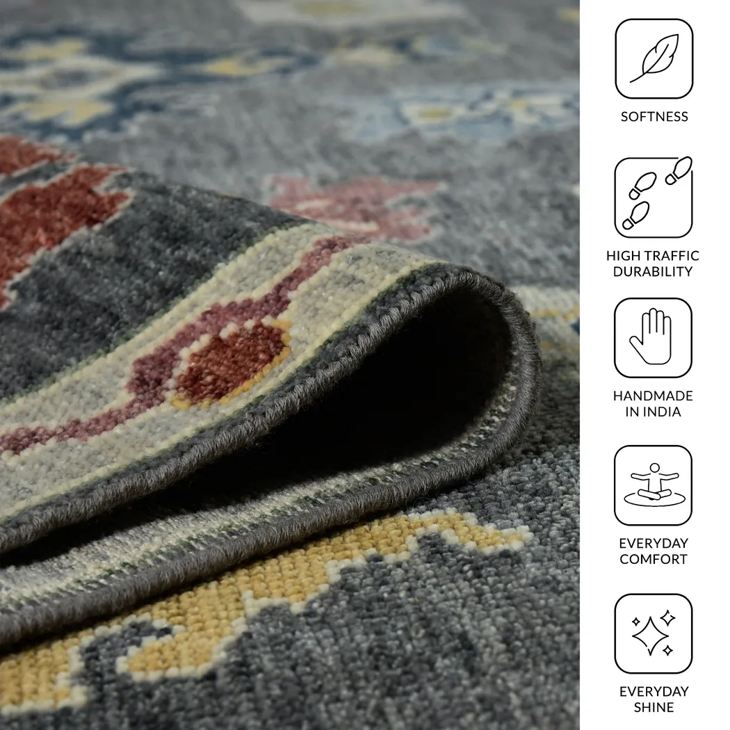 Zaola Gray 10' x 14' Rug - Thumbnail - Image 9