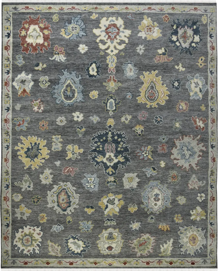 Zaola Gray 10' x 14' Rug - Thumbnail - Image 1