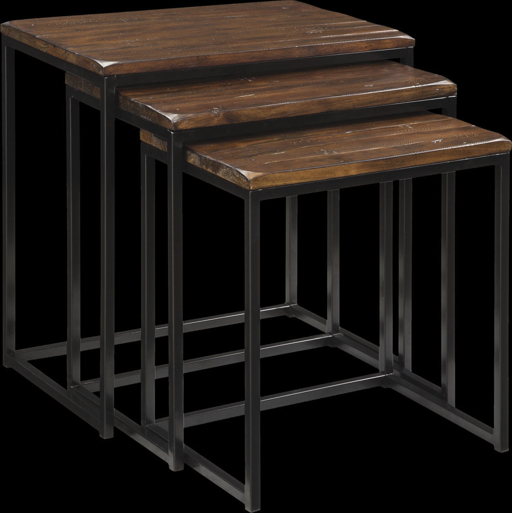 Zari Brown Nesting Tables - Thumbnail - Image 1