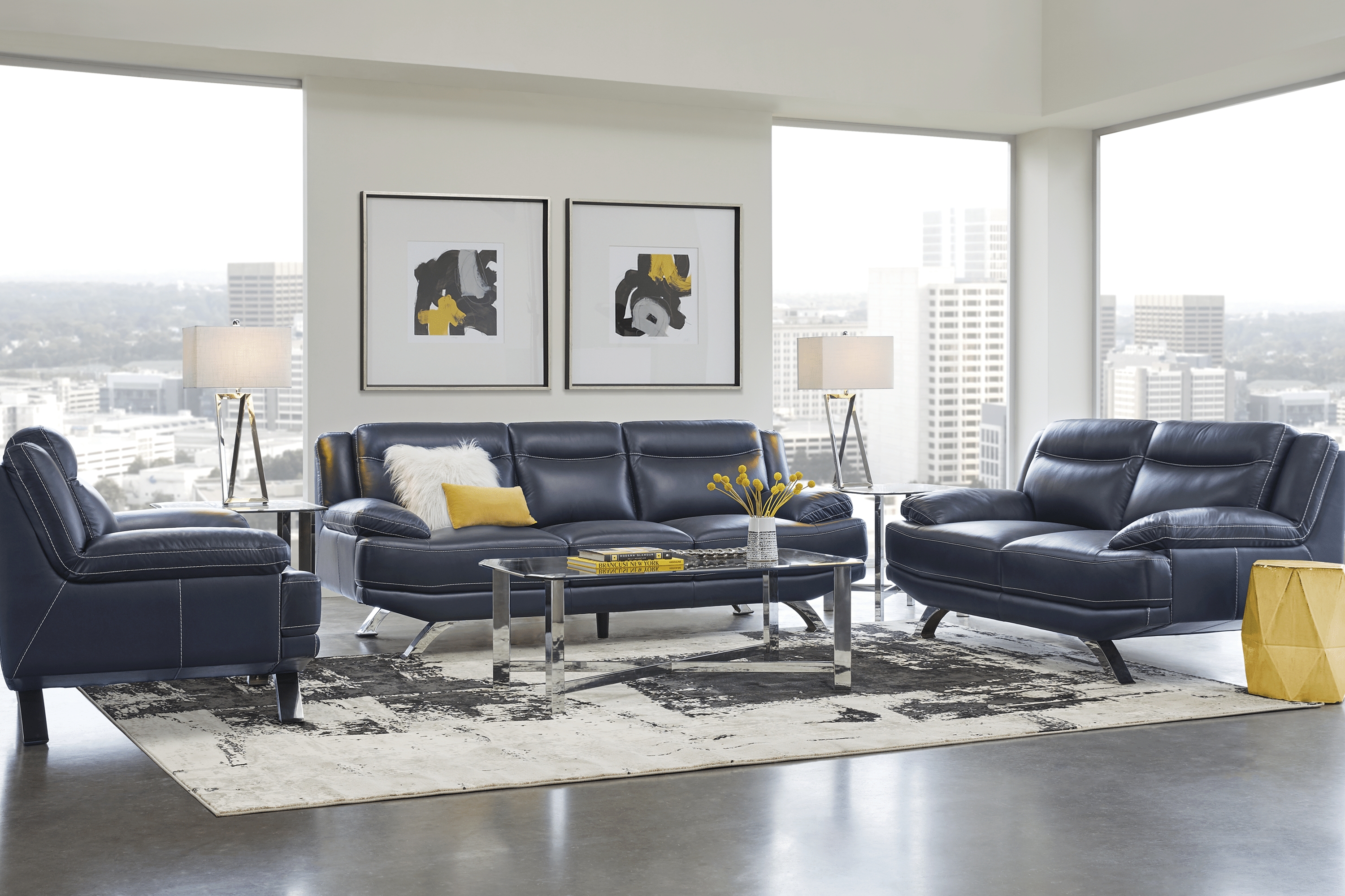 Zaria Blue Chair - Thumbnail - Image 2