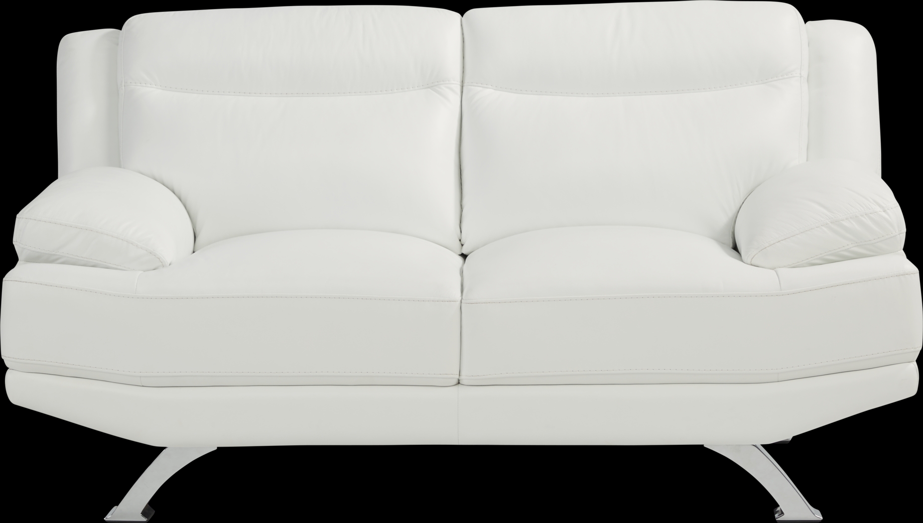 Zaria White Loveseat - Thumbnail - Image 1
