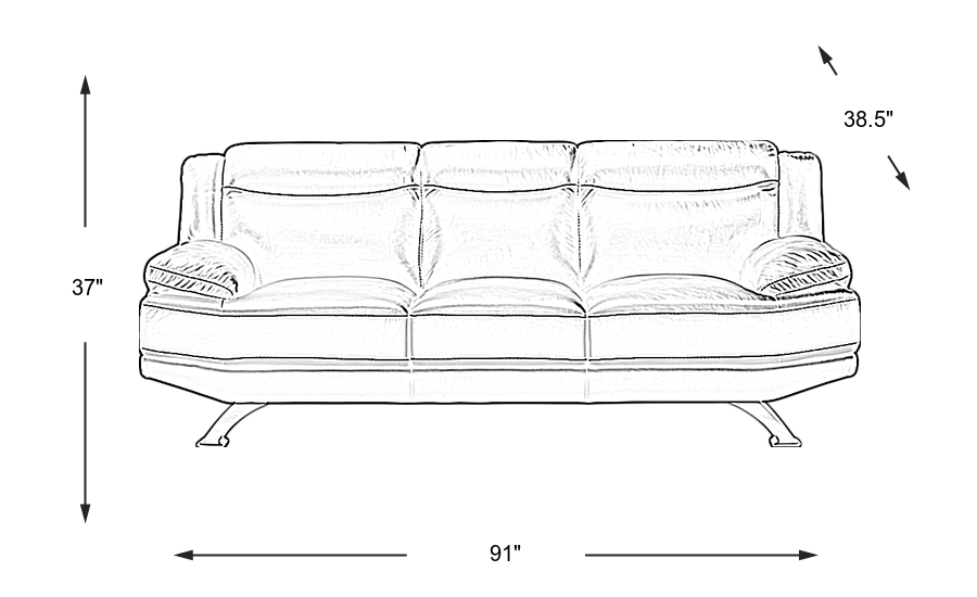 Dimension Image. Please refer to the Dimension Tab on this page for dimension details.