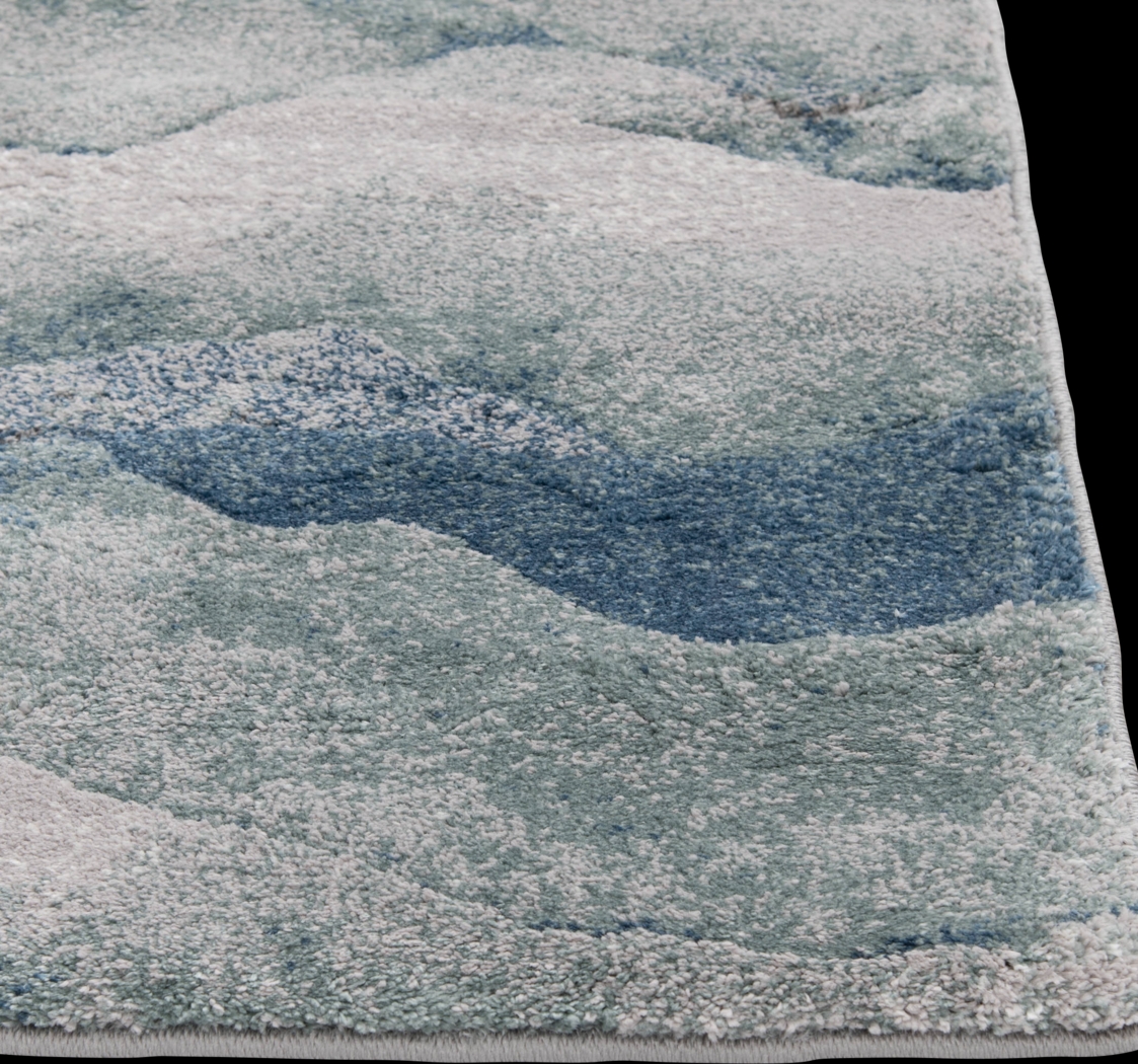 Zariah Blue 7'8 x 9'8 Rug - Thumbnail - Image 5