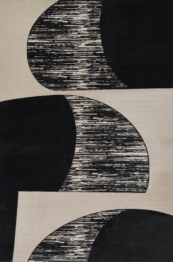 Zaver Off-White 3'11 x 5'7 Rug - Thumbnail - Image 1