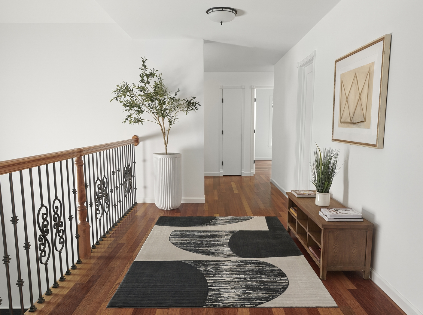 Zaver Off-White 7'10 x 9'10 Rug - Thumbnail - Image 3