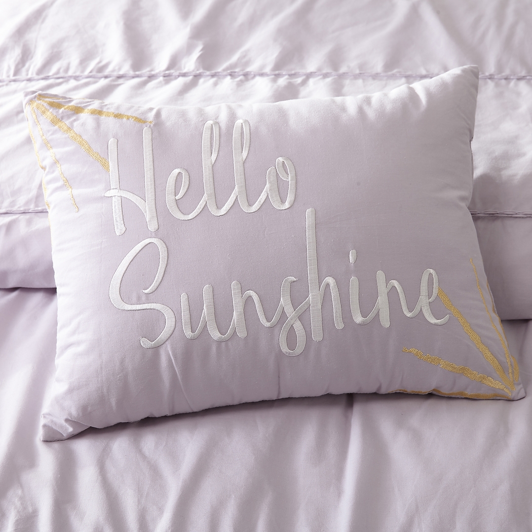 Zavia Purple 4 Pc King Comforter Set - Thumbnail - Image 7