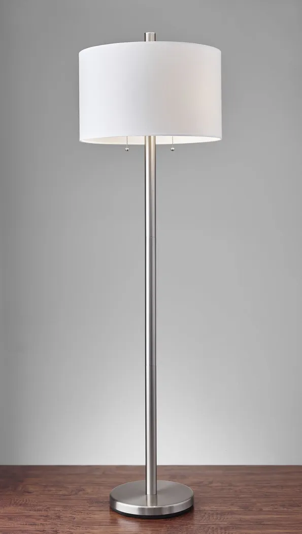Zavian Silver Floor Lamp - Thumbnail - Image 3