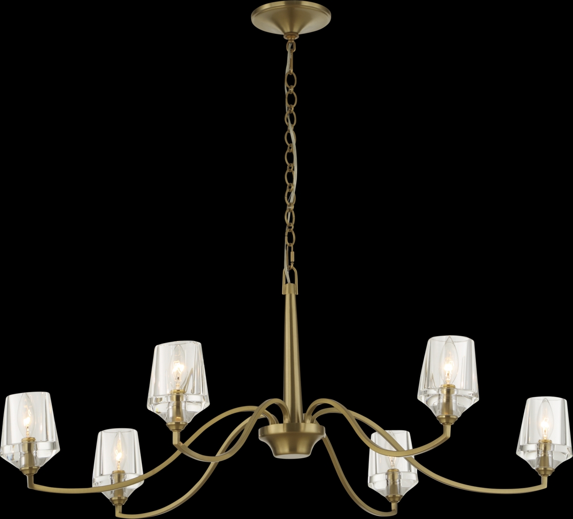 Zavir Brass Chandelier - Thumbnail - Image 6