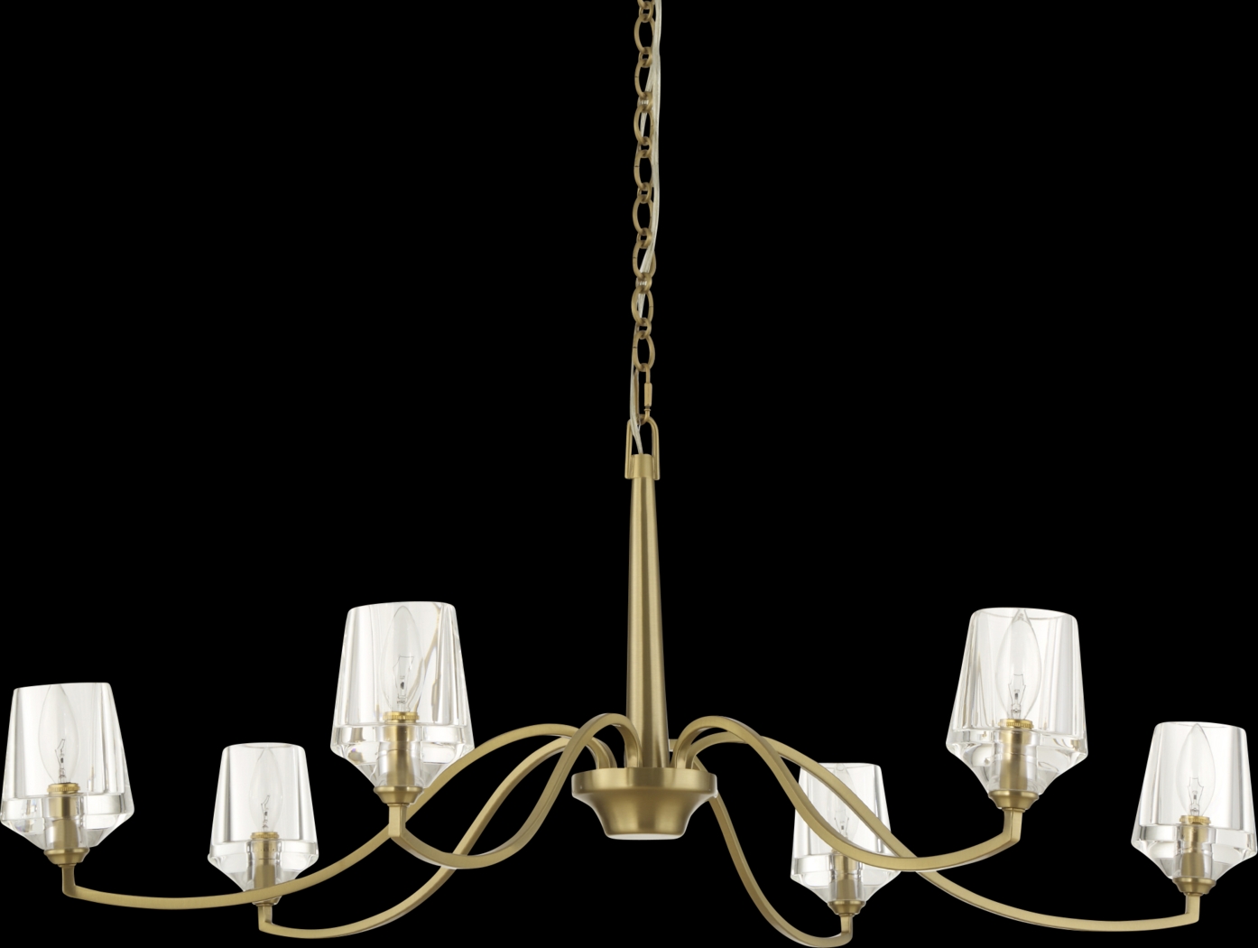 Zavir Brass Chandelier - Thumbnail - Image 9