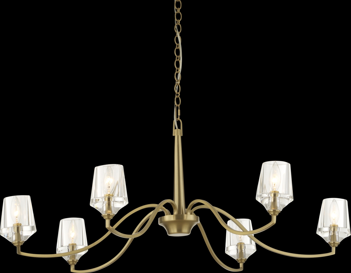 Zavir Brass Chandelier - Thumbnail - Image 1