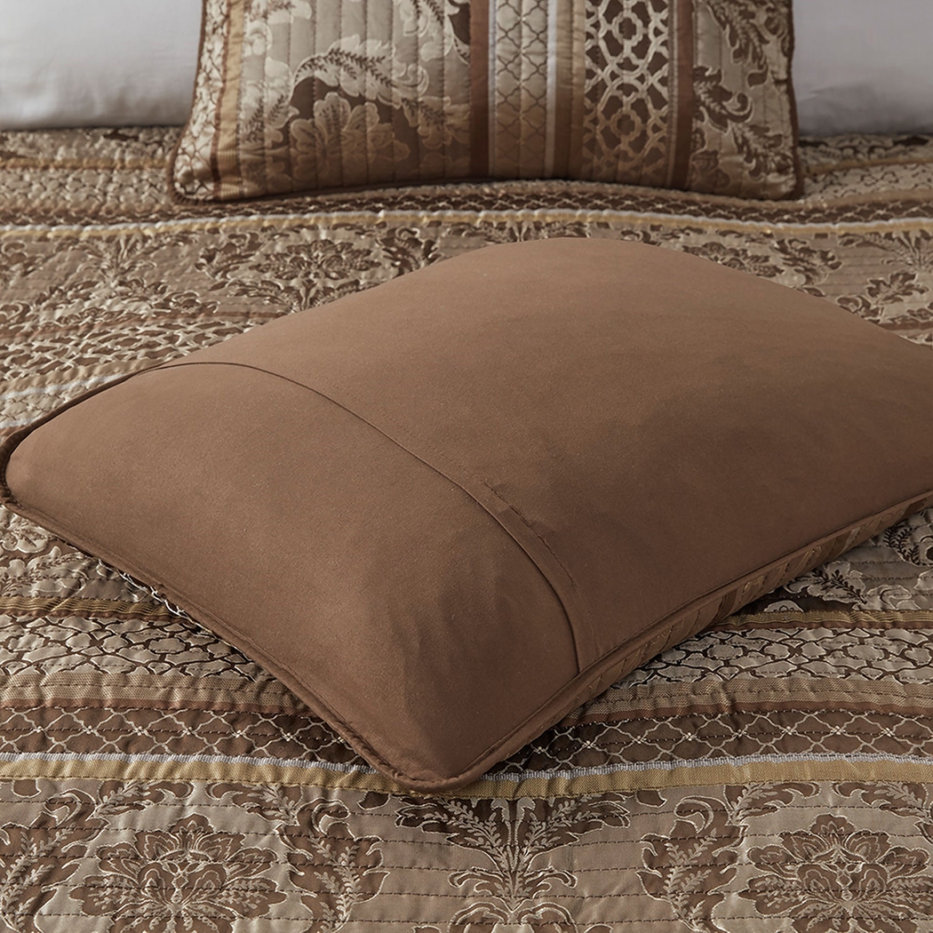 Zavis Brown 6 pc King/Cal King Quilt Set - Thumbnail - Image 7