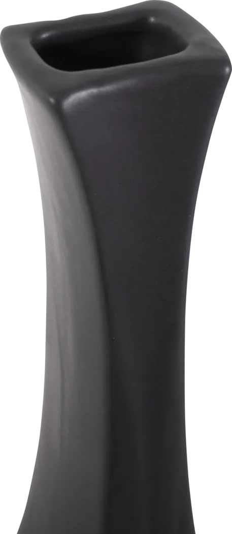 Zayd Black Low Vase - Thumbnail - Image 9